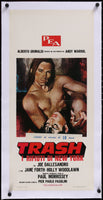 Trash, Andy Warhol's    LOCANDINA ON LINEN