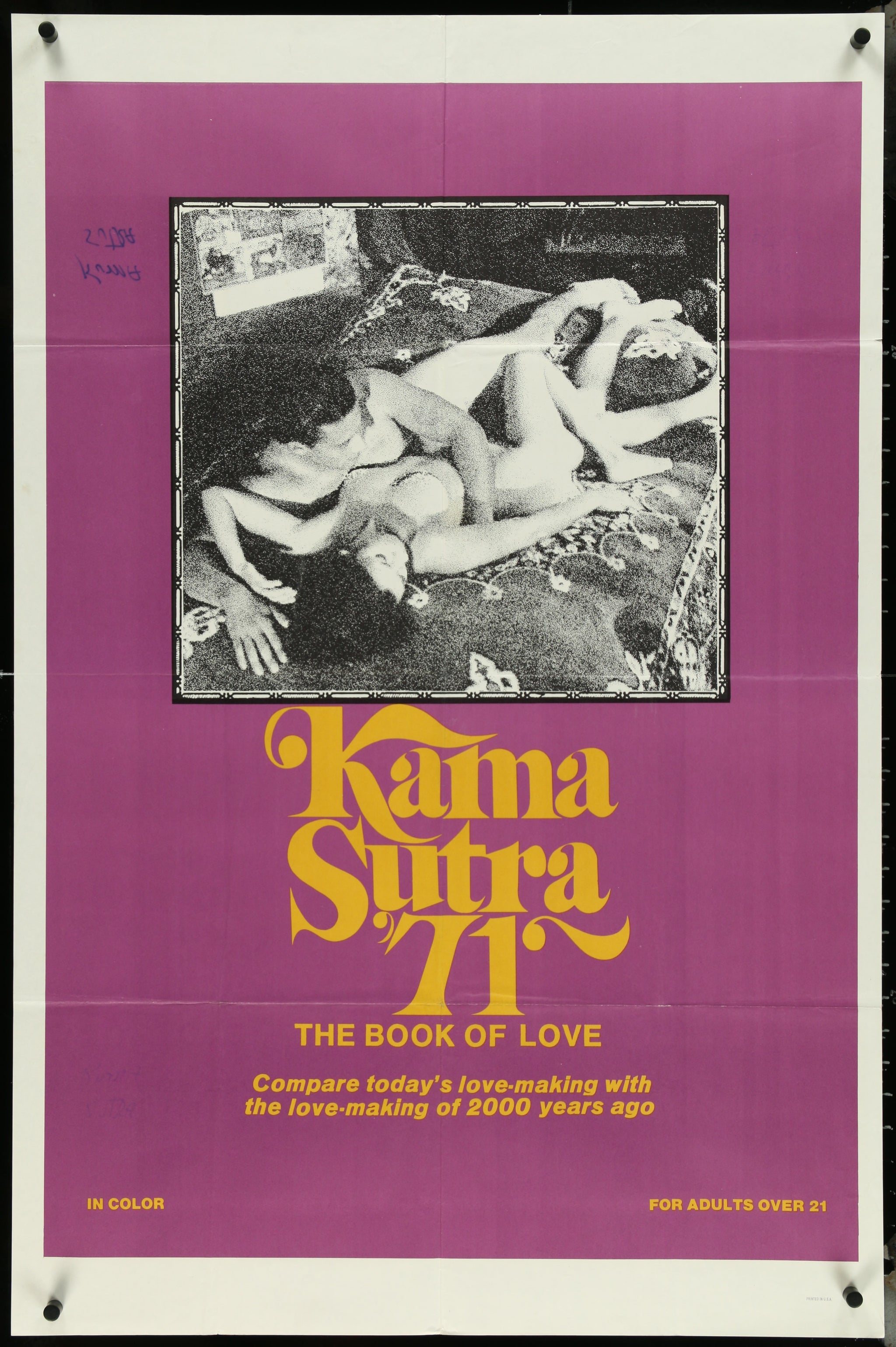 Love Secrets of the Kama Sutra US 1 SHEET WestgateGallery 