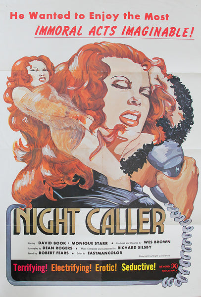 Night Caller    (XXX)    US 1 SHEET