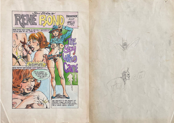Bond, Rene Original Comic Book Art